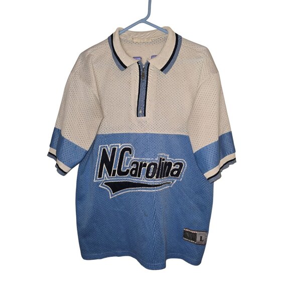 Vintage North Carolina Weekend Sport Mesh Polo Shirt Large - Picture 1 of 5